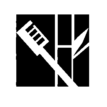 Bamboo Toothbrush Brutalist Logo
