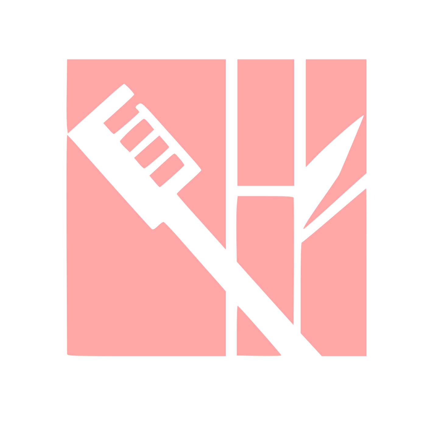 Bamboo Toothbrush Brutalist Logo #ffa6a6
