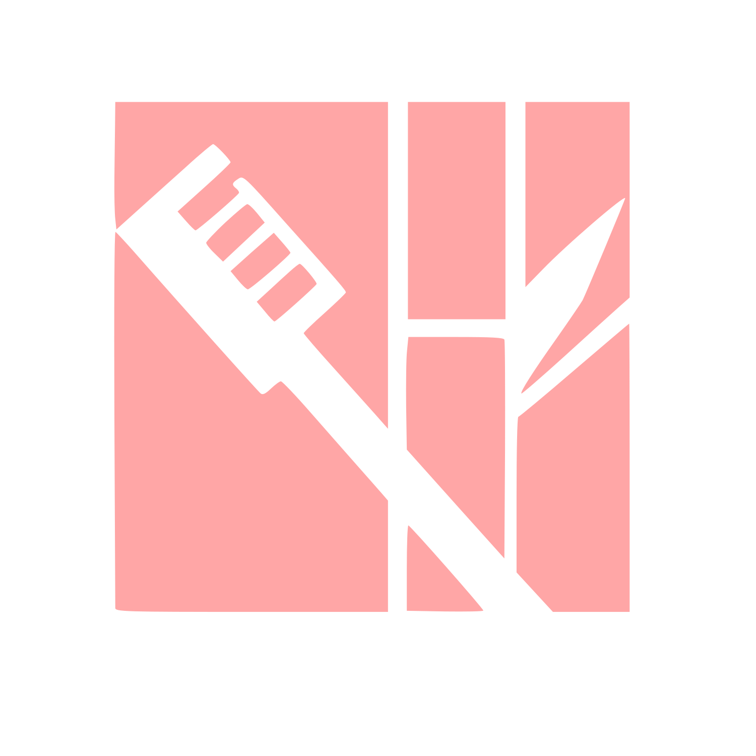 Bamboo Toothbrush Brutalist Logo #ffa6a6