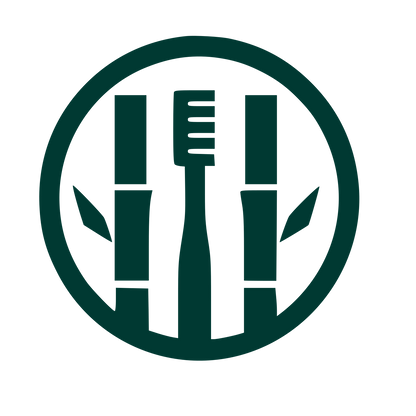 Bamboo Toothbrush Circle Logo #003932