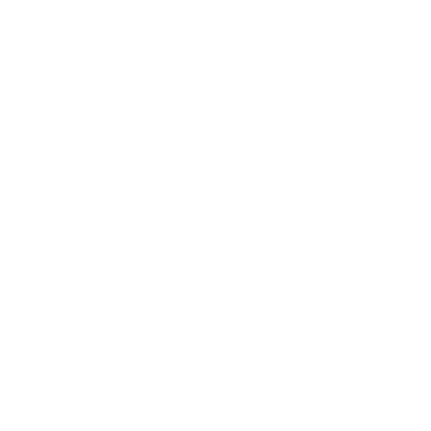 Bamboo Toothbrush Brutalist Logo #ffffff