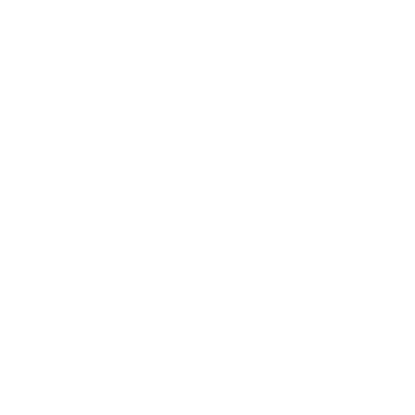 Toothbrush Leaf Emblem Logo #ffffff