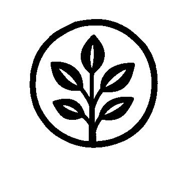 Plant Stem Circle Logo