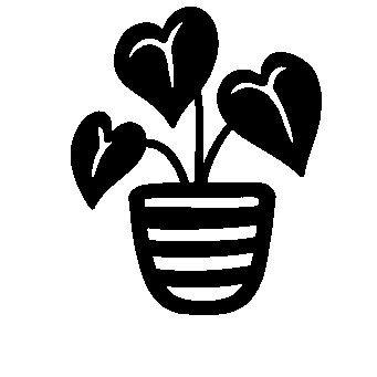 Hand-Drawn Houseplant Pot Logo
