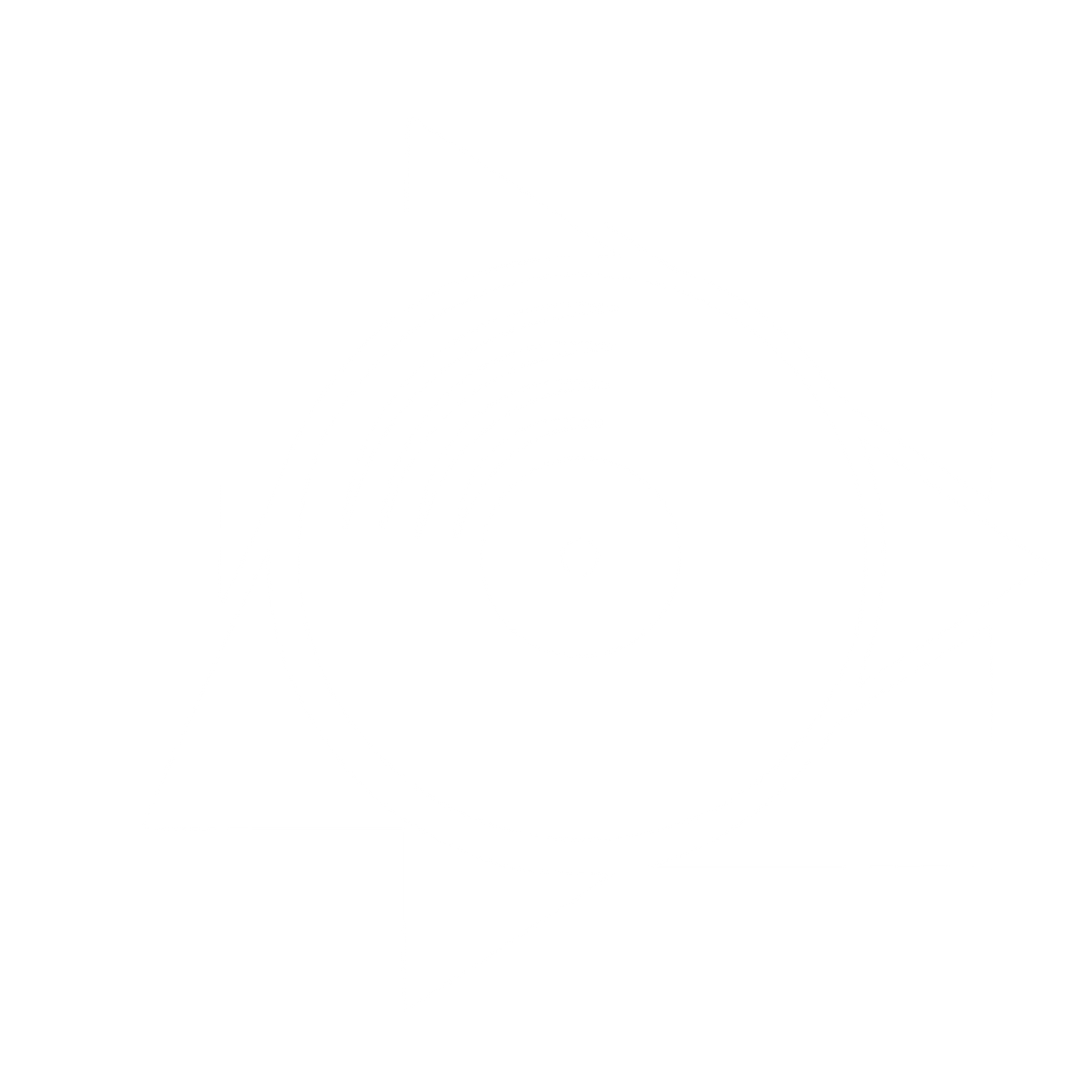 Vinyl Record Play Button Logo #ffffff