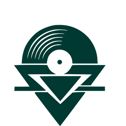 Vinyl Record Arrow Logo #003932