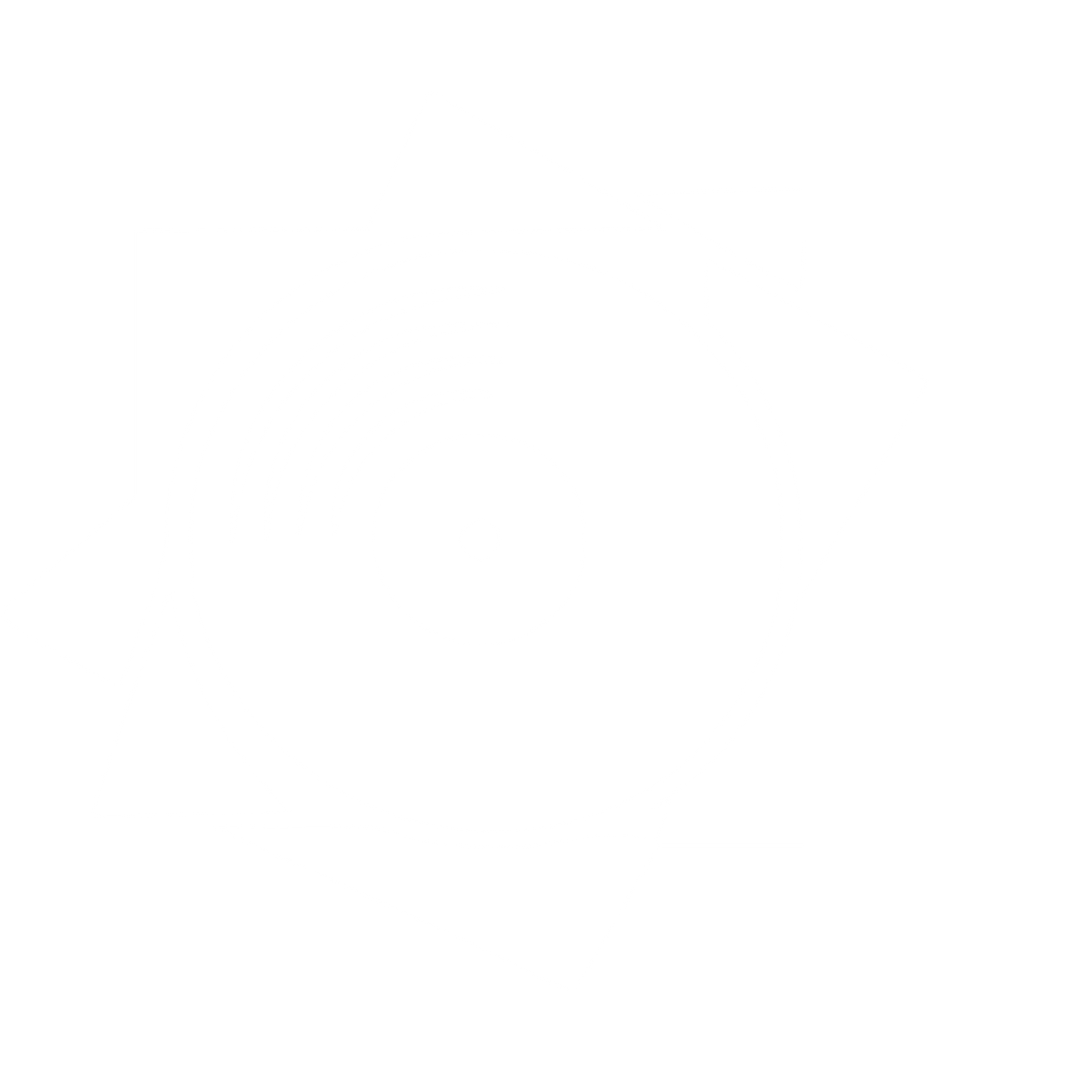 Vinyl Record Burst Logo #ffffff