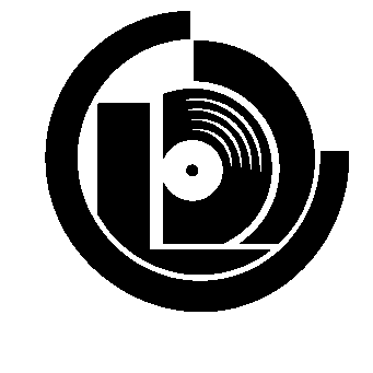 Vinyl Record Circle Logo