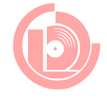 Vinyl Record Circle Logo #ffa6a6