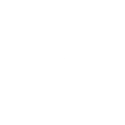 Vinyl Record Circle Logo #ffffff