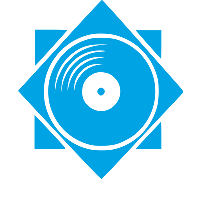 Vinyl Record Star Logo #00a3e4