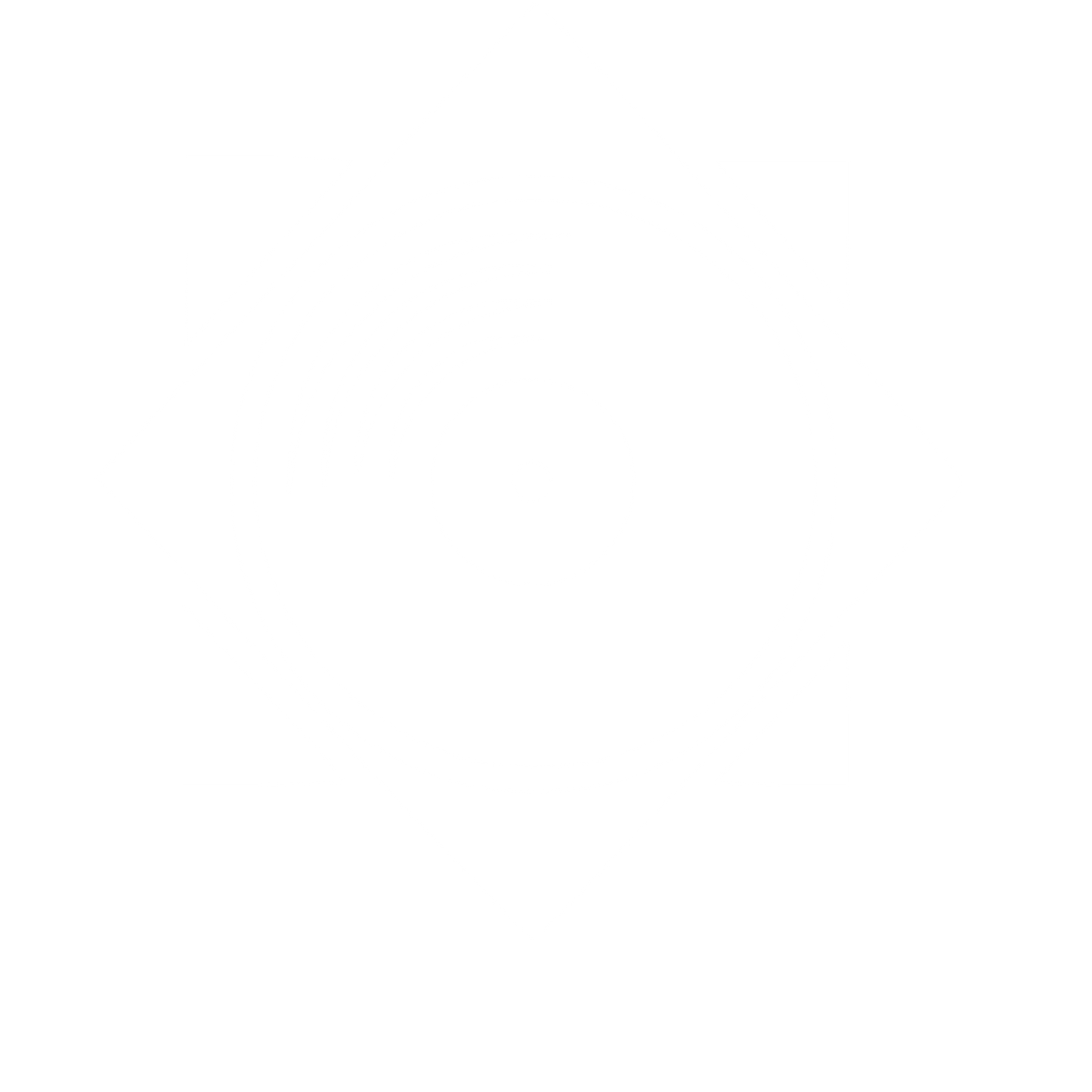Vinyl Record Star Logo #ffffff