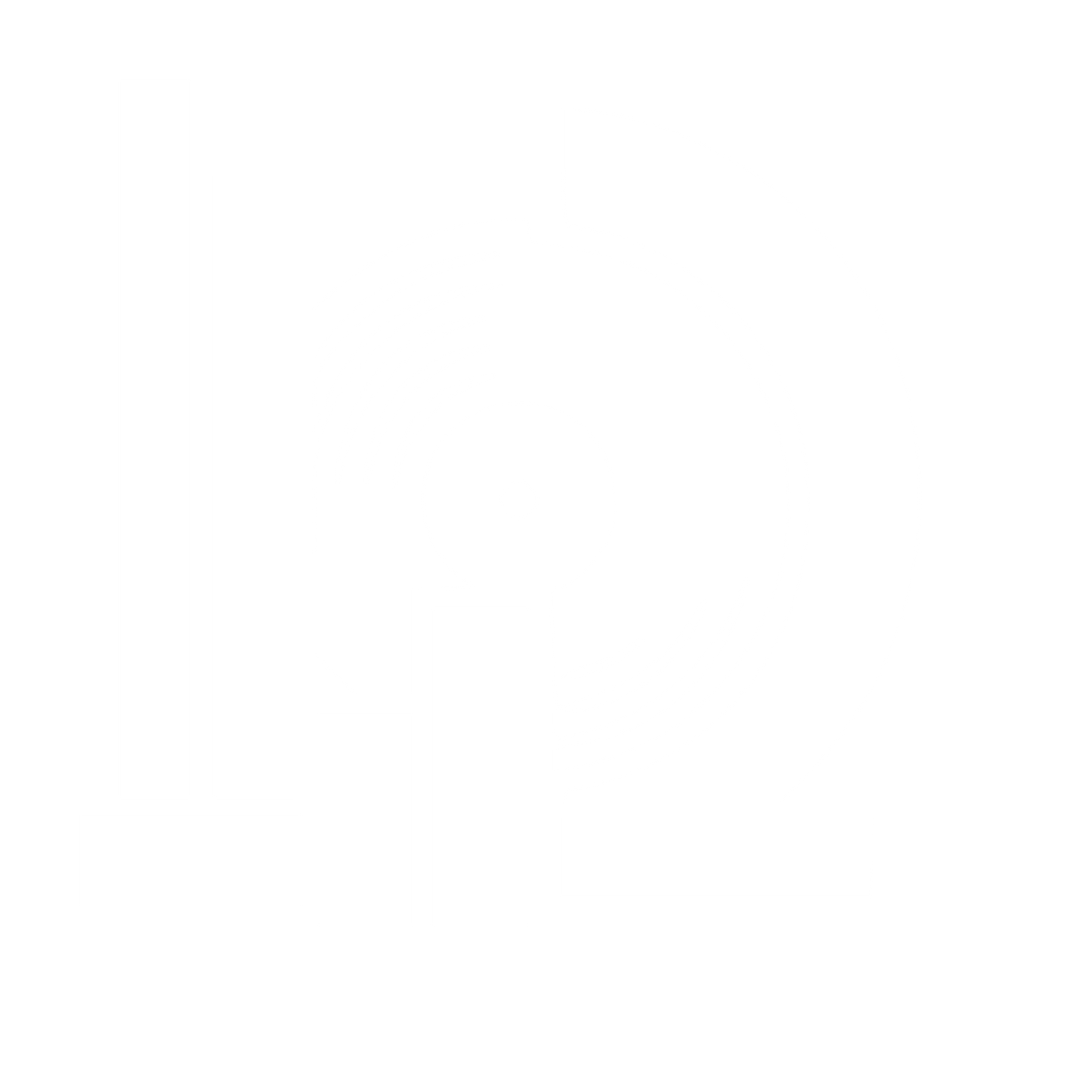 Vinyl Record Bar Chart Logo #ffffff
