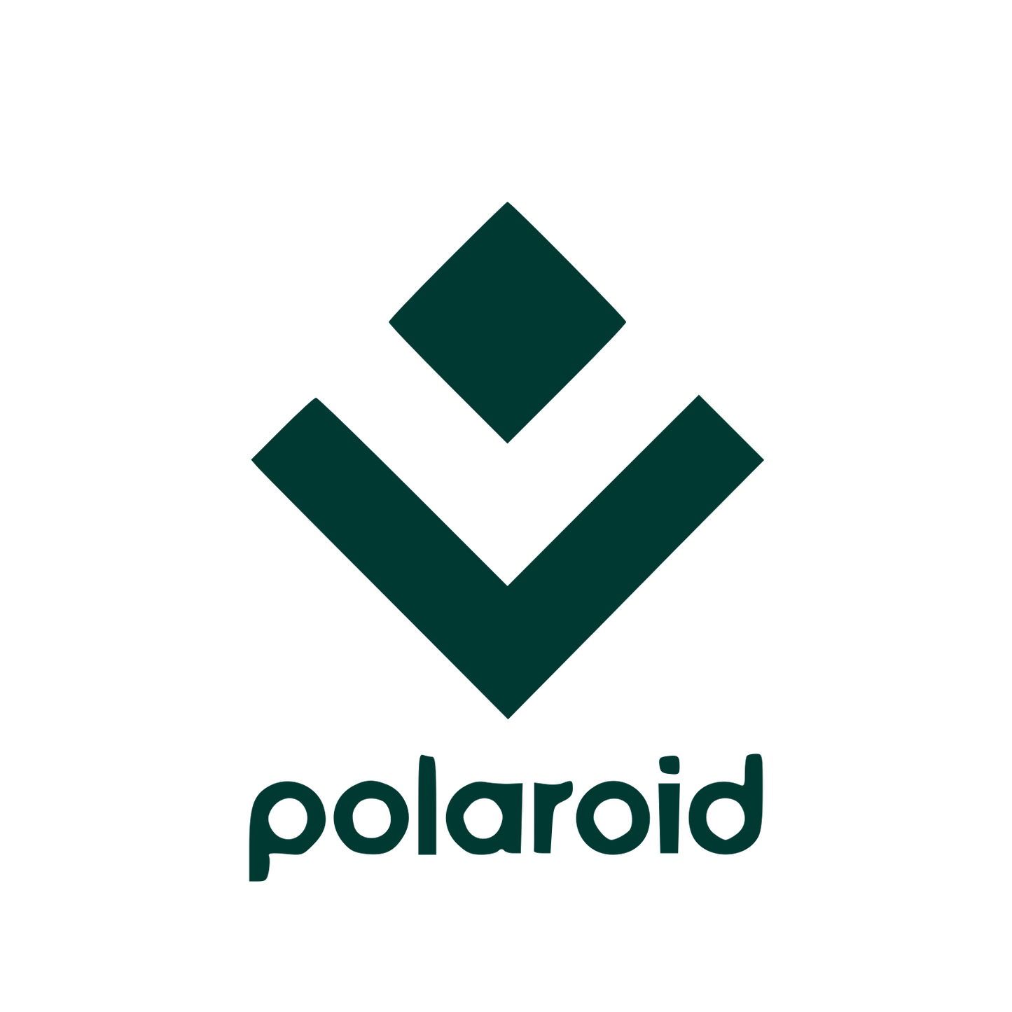 Polaroid Diamond Chevron Logo #003932