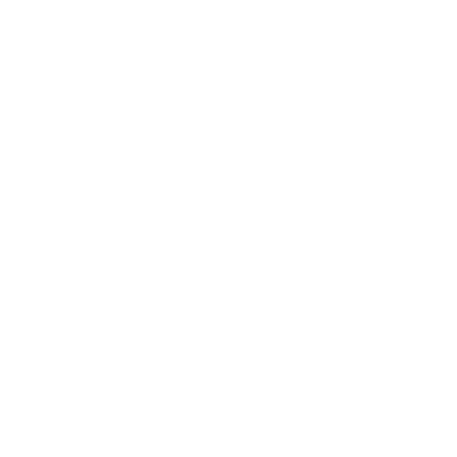 Pixel Turntable DJ Logo #ffffff