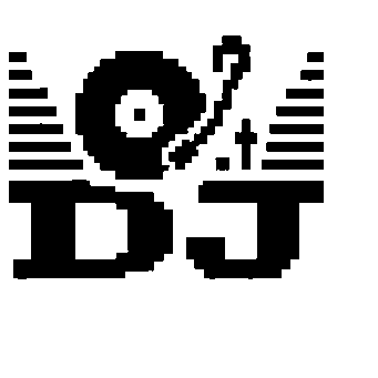 Pixel DJ Turntable Logo
