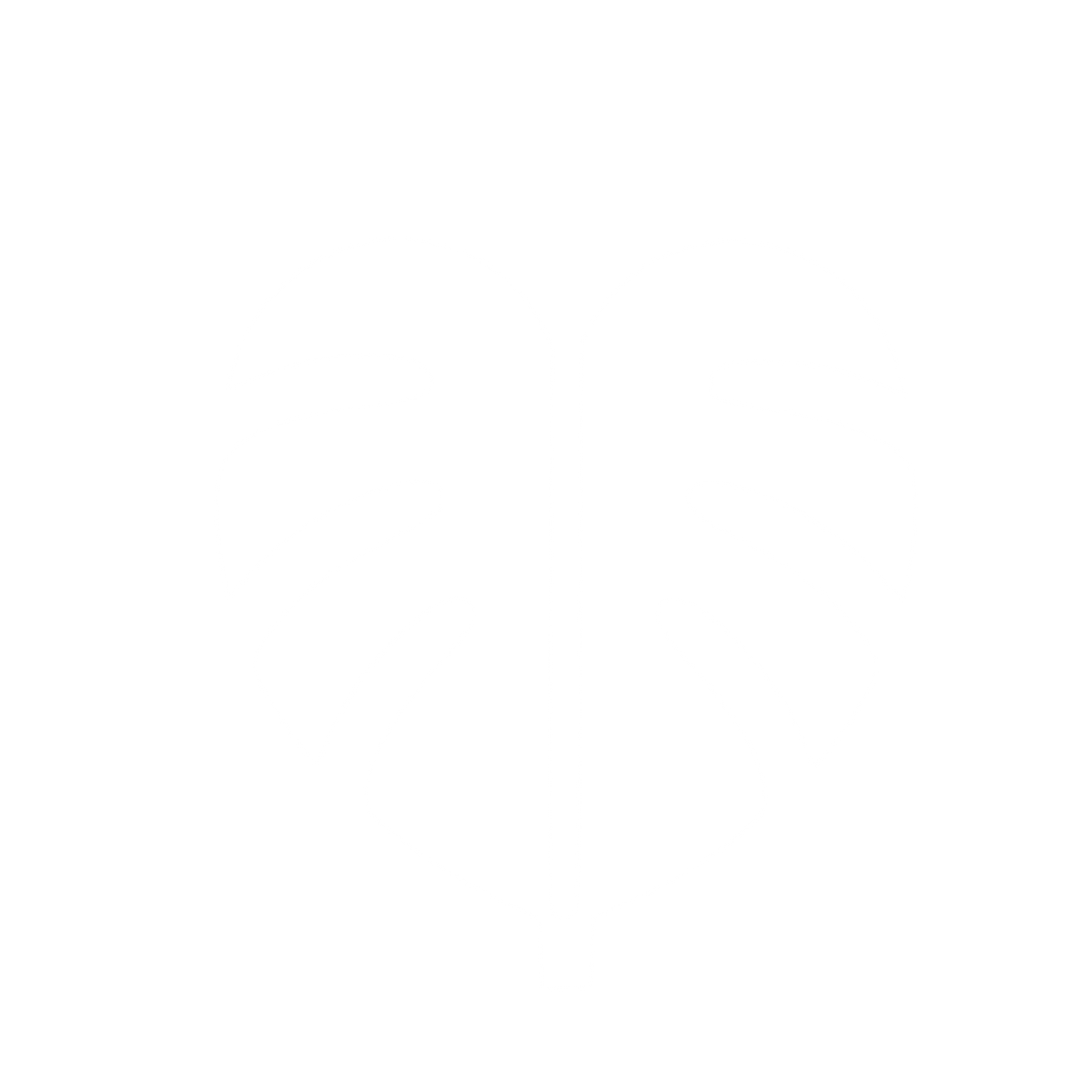 Monstera Leaf Bold Logo #ffffff