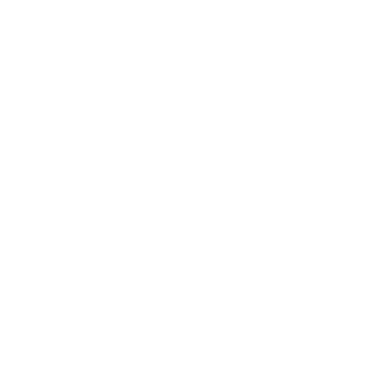 Monstera Leaf Silhouette Logo #ffffff