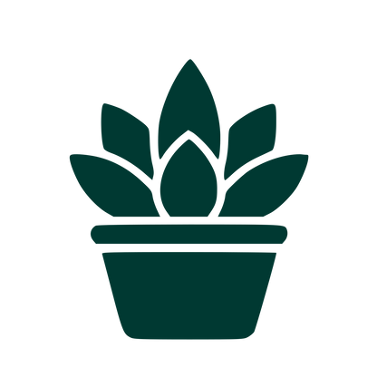 Succulent Plant Pot Logo #003932
