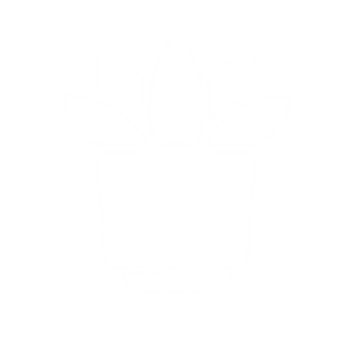 Succulent Plant Pot Logo #ffffff