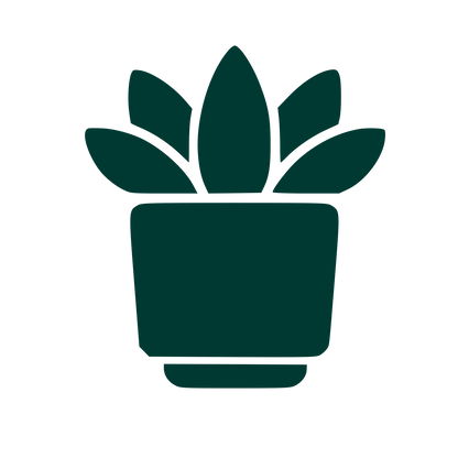 Succulent Plant Pot Logo #003932