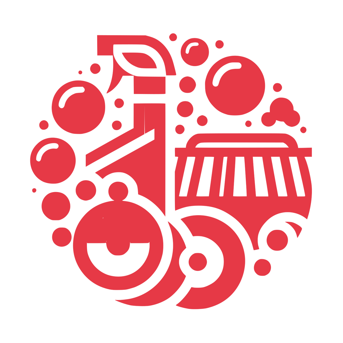 Cleaning Elements Logo #E63946