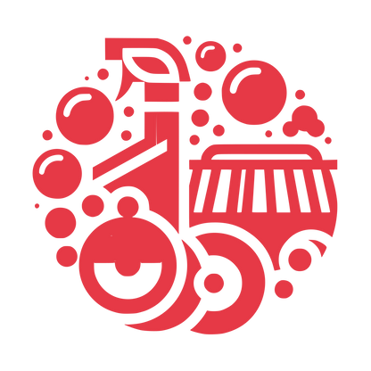 Cleaning Elements Logo #E63946