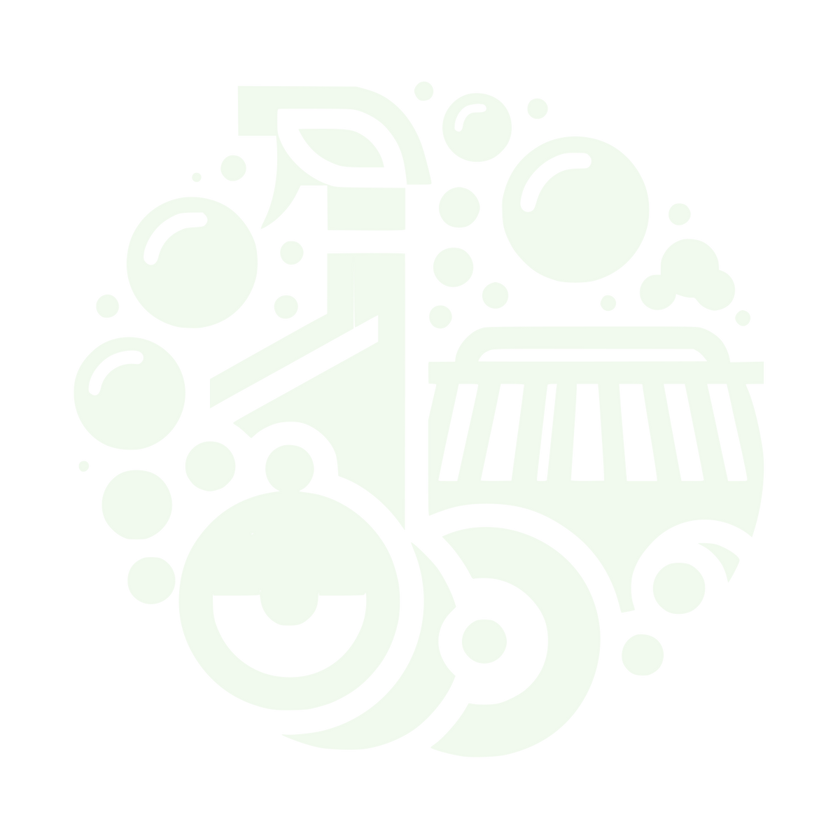Cleaning Elements Logo #F1FAEE