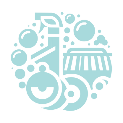 Cleaning Elements Logo #A8DADC