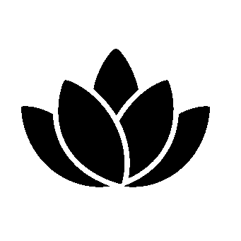 Lotus Flower Pictogram Logo