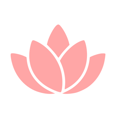 Lotus Flower Pictogram Logo #ffa6a6