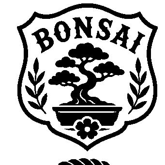 Bonsai Tree Shield Logo