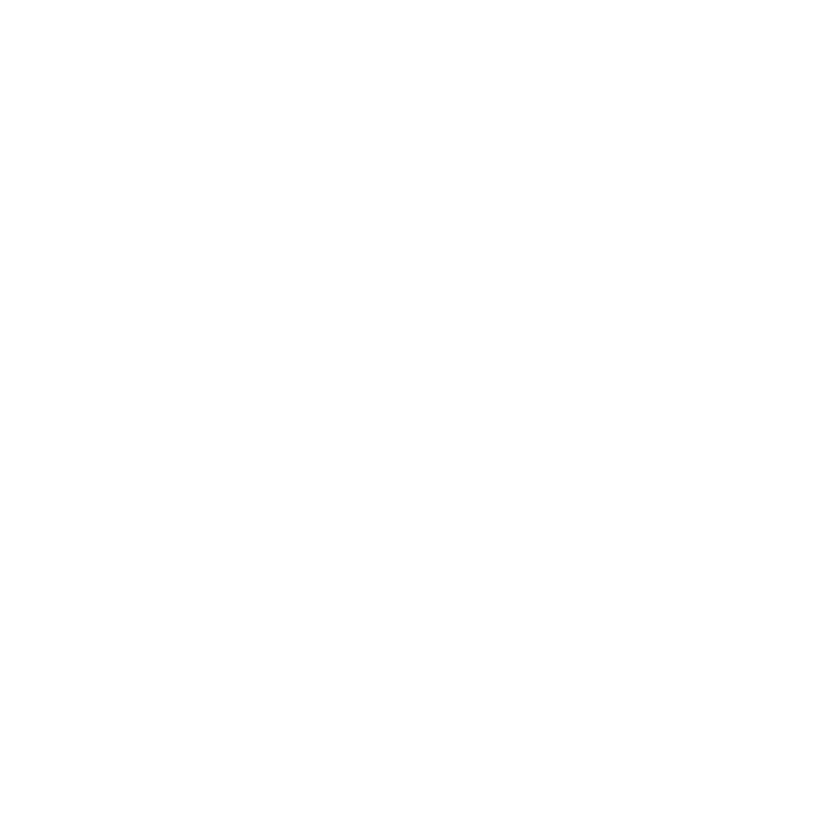 Bonsai Tree Shield Logo #ffffff