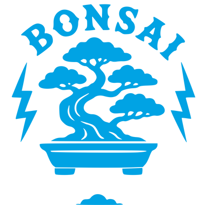 Tattoo Flash Bonsai Logo #00a3e4