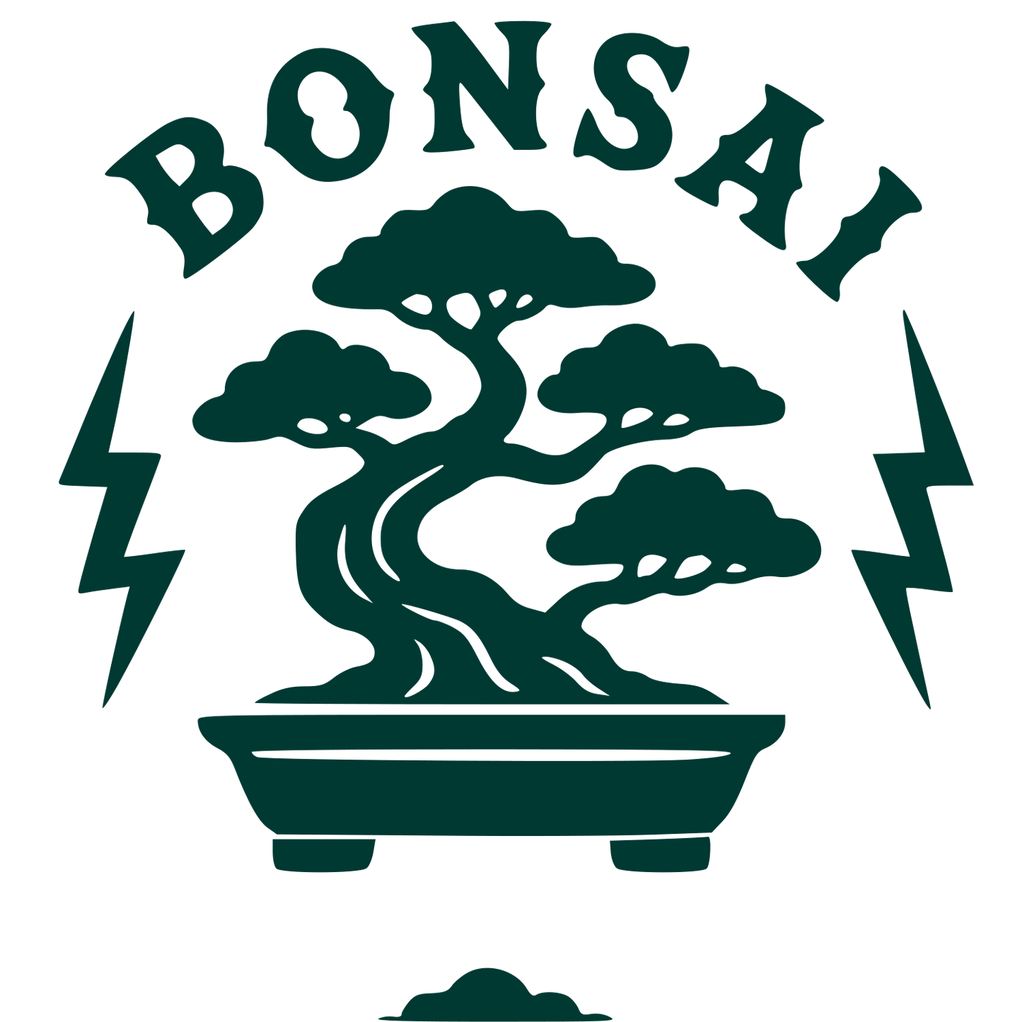 Tattoo Flash Bonsai Logo #003932