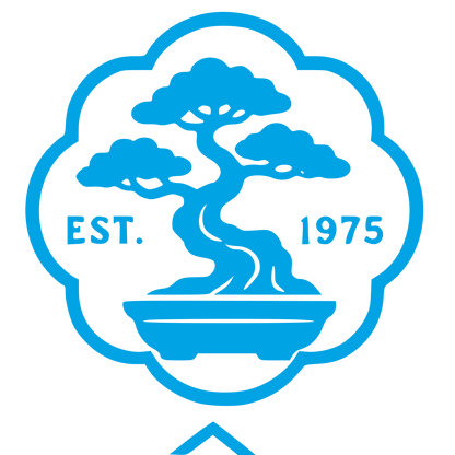 Bonsai Tree Emblem Logo #00a3e4