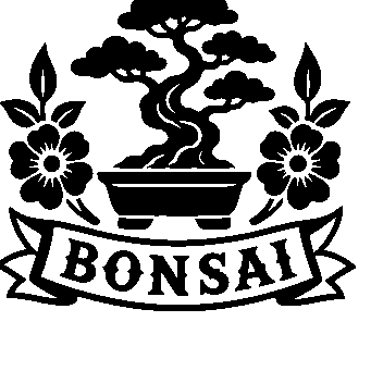 Bonsai Tree Tattoo Flash Logo