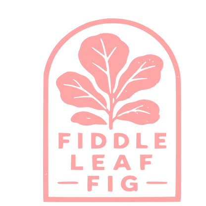 Fiddle Leaf Fig Badge Logo #ffa6a6