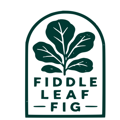 Fiddle Leaf Fig Badge Logo #003932