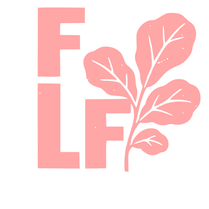 Fiddle Leaf Fig Monogram Logo #ffa6a6