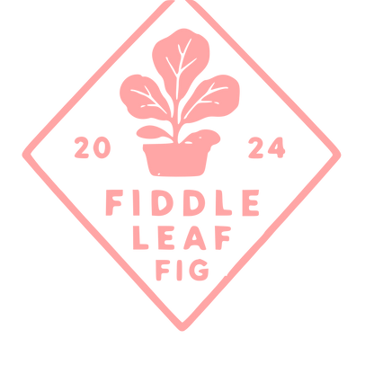 Fiddle Leaf Fig Badge Logo #ffa6a6
