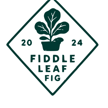 Fiddle Leaf Fig Badge Logo #003932