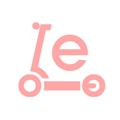 Electric Scooter Letter E Logo #ffa6a6