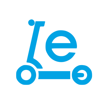 Electric Scooter Letter E Logo #00a3e4