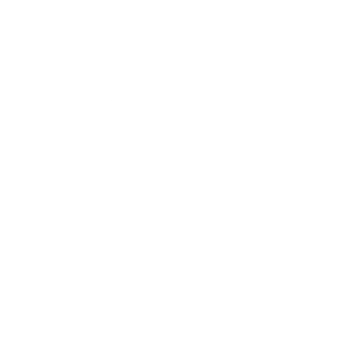 Electric Scooter Letter E Logo #ffffff