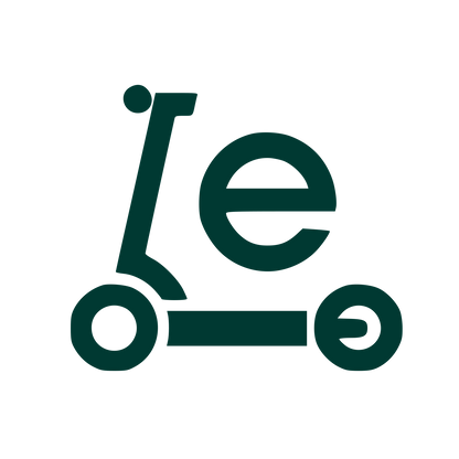Electric Scooter Letter E Logo #003932