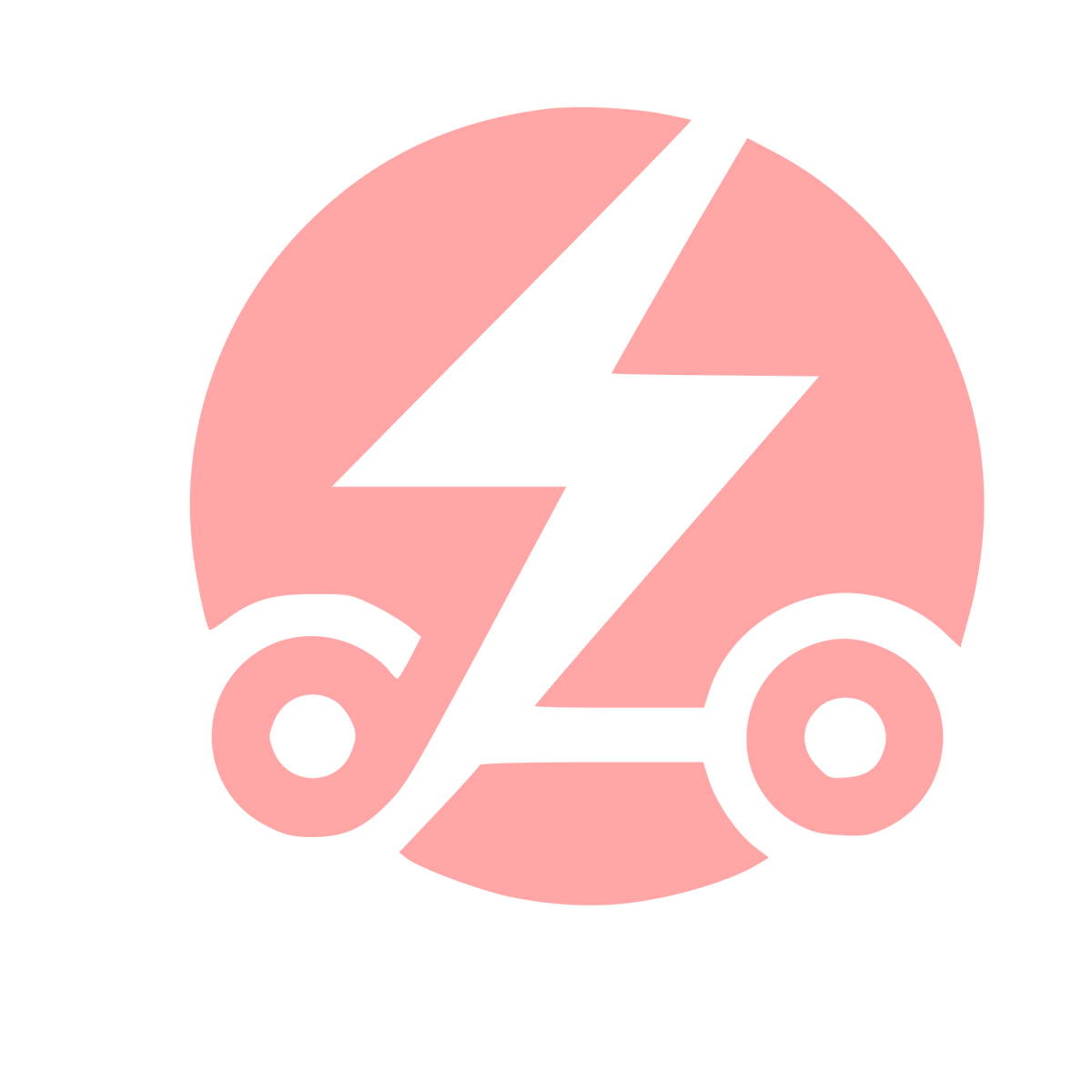 Electric Scooter Bolt Logo #ffa6a6
