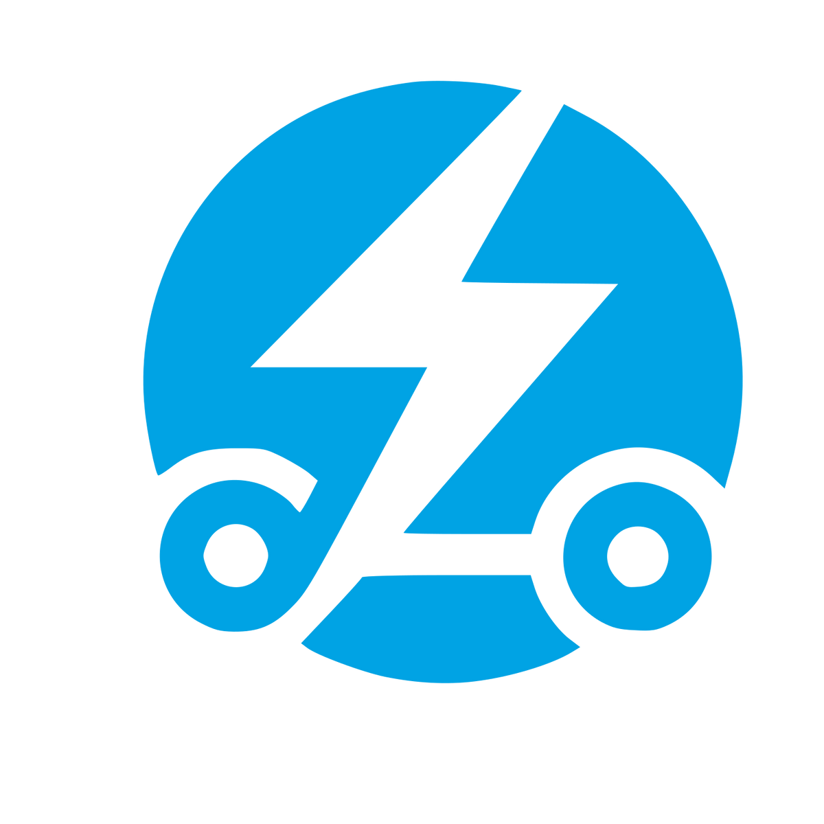 Electric Scooter Bolt Logo #00a3e4