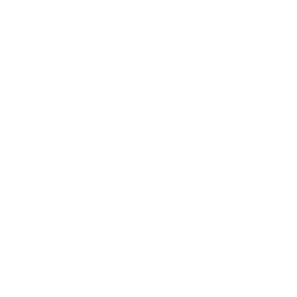 Electric Scooter Bolt Logo #ffffff