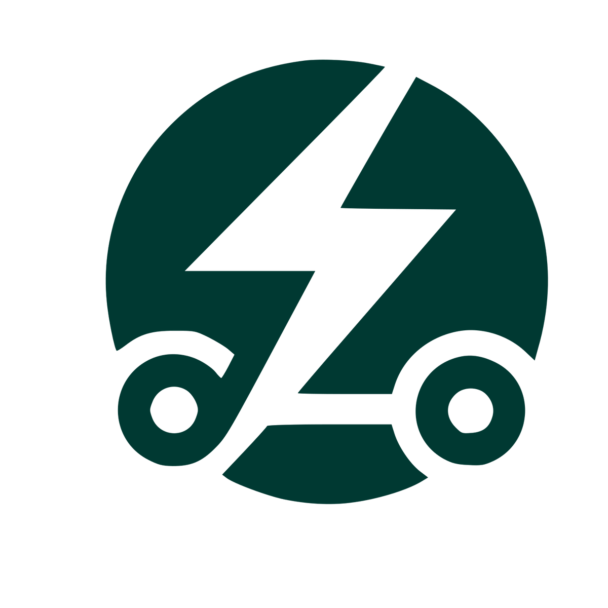 Electric Scooter Bolt Logo #003932
